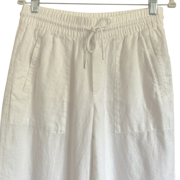 ATHLETA RETREAT LINEN CALLA LILY WHITE SIZE SMALL TALL - Picture 9 of 16